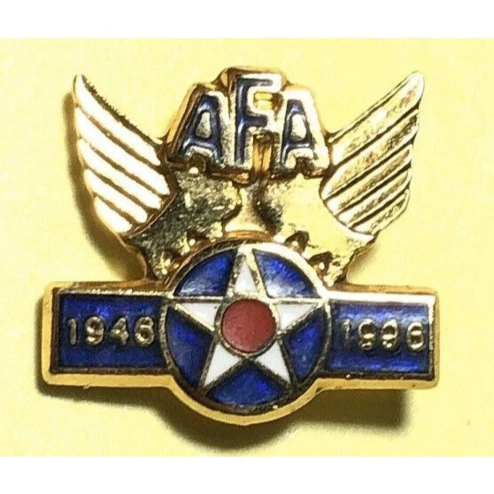 1946 -1996 AFA ,Air Force Association,50 year Anniversary Lapel Pin
